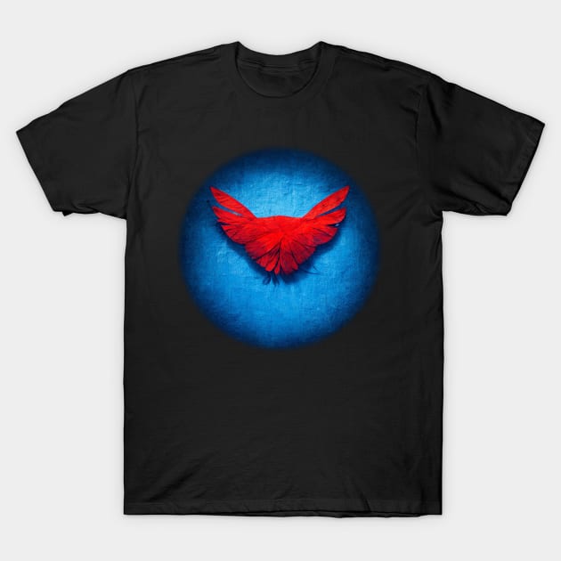 Red Wings T-Shirt by orange-teal